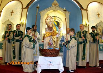 Հայաշէն.  Պատարագ Եւ Մատաղօրհնէք` Ս. Յովհաննու  Կարապետ Եկեղեցւոյ  Անուանակոչութեան Տօնին Առիթով