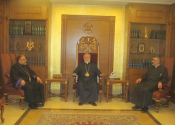 Արամ Ա. Կաթողիկոս Կը Վերահաստատէ  Իր Ամբողջական  Զօրակցութիւնը Սուրիահայութեան