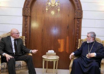 Վարչապետ Թամմամ Սալամ  Այցելեց Արամ Ա. Կաթողիկոսին