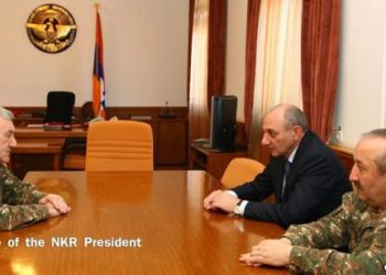 Արցախ.  Նախագահ Բակօ Սահակեան  Ընդունեց Միքայէլ Յարութիւնեանը