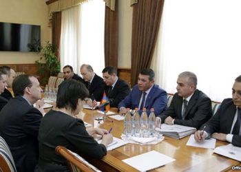 Վլատիմիր Գասպարեան Ընդունեց Դեսպան Ռիչարտ Միլզը