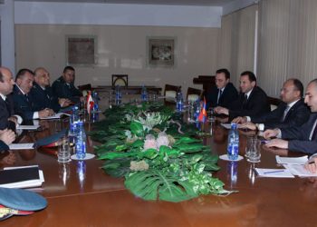 Հայաստանի Եւ Լիբանանի Պաշտպանութեան  Նախարարութիւններու  Ներկայացուցիչներու Հանդիպում