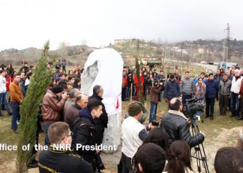 Բերձորի Մէջ Ցեղասպանութեան 100-րդ Տարելիցին Նուիրուած Պուրակի Բացում