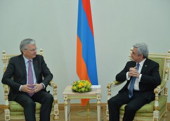 Սերժ Սարգսեան Կը Տեսակցի Ցեղասպանութեան 100-Ամեակին Մասնակցած Պելճիքայի Արտաքին Գործոց Նախարարին Հետ