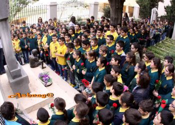 Մ. Եւ Հ. Արսլանեան Ճեմարանի Աշակերտները Այցելեցին Այնթուրայի Հայ Որբերու Գերեզմանը