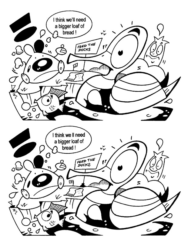 Կրնա՞ս գտնել երկու պատկերներուն միջեւ գոյութիւն ունեցող տասը տարբերութիւնները: