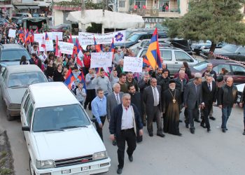 Կազմակերպութեամբ Զահլէի Մէջ  Հայ Քաղաքական Երեք Կուսակցութիւններուն.  Ցեղասպանութեան 100-Ամեակի Ոգեկոչում