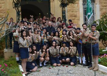 ՀՄԸՄ-ի Անթիլիասի Սկաուտները Ժունիէի Ս. Յարութիւն Եկեղեցւոյ Մէջ Եւ Դէպի Այնթուրայի Հայ Մանուկներու Որբանոցը