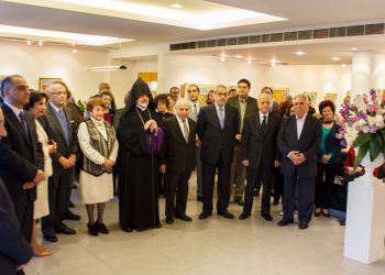 Հովանաւորութեամբ Հայոց Ցեղասպանութեան  100-Ամեակի Լիբանանի Կեդրոնական Մարմինին`  Բացում` Արուեստագէտ  Լիւսի Թիւթիւնճեանի  Գործերու Ցուցահանդէսին