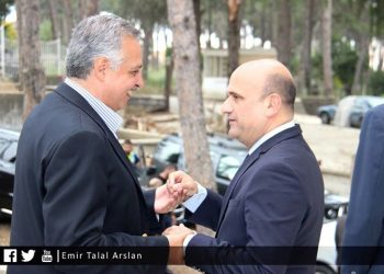Ազգային Ազատ Հոսանք Կուսակցութեան  Պատուիրակութիւնը Այցելեց Թալալ Արսլանի