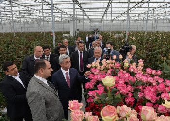 Նախագահ Սարգսեան Աշխատանքային  Այցելութիւն Տուաւ Կոտայք