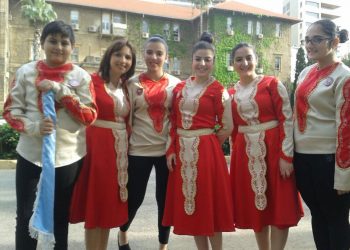 Հայ Աւետ. Քոլեճի Պարախումբը Մասնակցեցաւ Պէյրութի Ամերիկեան Համալսարանի 40-րդ Պարերու Փառատօնին