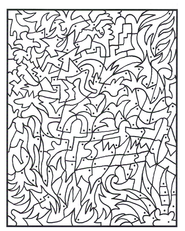 Մէկ կէտ պարունակող բաժինները ներկէ գտնելու համար պահուած պատկերը: