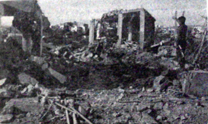 Հարաւի մէջ իսրայէլեան ռմբակոծման աւերներէն պատկեր մը