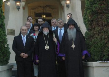 Արամ Ա. Կաթողիկոս Այցելեց Քանատայի Մէջ Հայաստանի Եւ Լիբանանի Դեսպանատուները