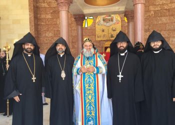 Արամ Ա. Կաթողիկոսի Ներկայացուցիչները Մասնակից Դարձան Ասորիներու Ցեղասպանութեան 100-Ամեակին Նուիրուած Արարողութեանց