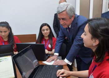 Նախագահ Սարգսեան Մասնակցեցաւ  «Ուիքիմետիա Հայաստան»-ի  Գրասենեակի Բացման