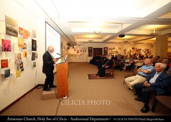 Կազմակերպութեամբ Մեծի Տանն Կիլիկիոյ Կաթողիկոսութեան Տեղեկատուական Գրասենեակին.  Փրոֆ. Թաներ Աքչամ Ներկայացուց Հայոց Ցեղասպանութեան Ճանաչման Հոլովոյթին Դիմագրաւած Մարտահրաւէրներն Ու Հիմնահարցերը