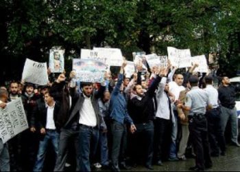 Պաքուի Մէջ Հակաիսրայէլեան Բողոքի Ցոյց