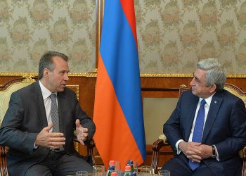 Նախագահ Սարգսեան Ընդունեց  Դիւանագիտական  Առաքելութիւնը Աւարտող  Պիելոռուսիոյ Դեսպանը
