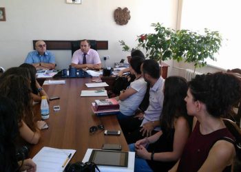 «Սփիւռք» Ամառնային Դպրոցին Մասնակիցները Այցելեցին Սփիւռքի Նախարարութիւն