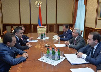 ՀՅԴ-ի Ներկայացուցիչները  Հանդիպում Ունեցան  Նախագահ Սերժ Սարգսեանին Հետ