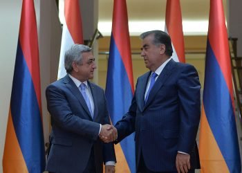 Նախագահ Սերժ Սարգսեան Հանդիպում  Ունեցած Է Տաճիկիստանի Նախագահին Հետ
