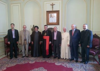 Պքերքէի Մէջ.  Ռայի Պատրիարքը Ընդունեց  Հըզպալլայի Պատուիրակութիւն Մը