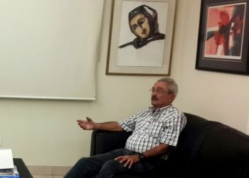 Յարութիւն Քիւրքճեանի  Այցելութիւնը «Ազդակ»
