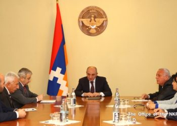 Նախագահ Սահակեան Հանդիպում Ունեցած Է  Լեռնային Ղարաբաղի Ազգային Ժողովի  Խմբակցութիւններուն Հետ