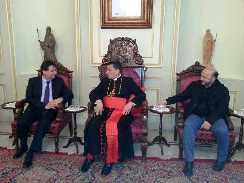 Մուքպել, Ապու Սաապ, Քանաան Եւ Ռիաշի  Ռայի Պատրիարքին Հետ Քննարկեցին  Լիբանանեան Իրադարձութիւնները