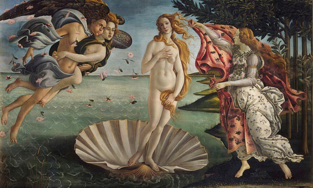 Պոթիչելլի, «Վեներայի ծնունդը», 1486