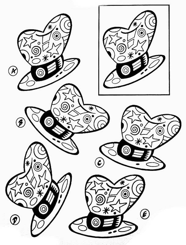 Կրնա՞ս գտնել շրջանակին մէջի գլխարկին համապատասխանող գլխարկը: