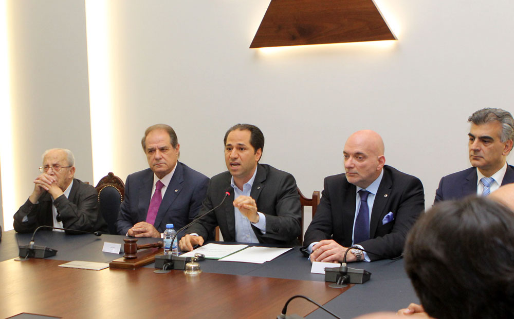 Սամի Ժեմայէլ Յայտարարեց Փաղանգաւոր Կուսակցութեան Նախարարներուն Հրաժարականը