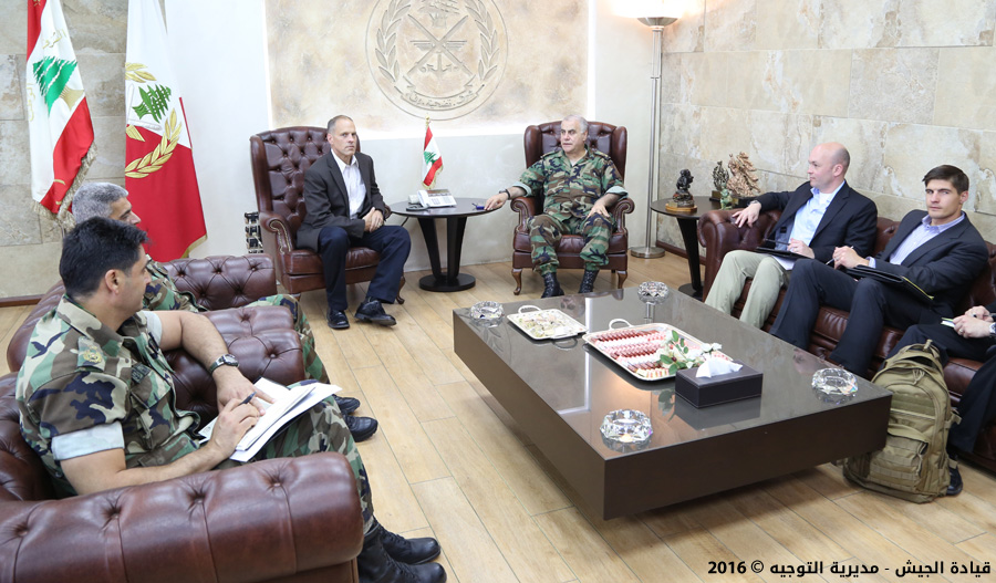 Բանակի Հրամանատարը Ընդունեց Ամերիկեան Զինուորական  Պատուիրակութիւն Մը