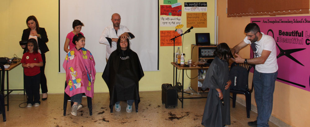 «Մազի Նուիրահաւաք» Այնճարի Հայ Աւետարանական Վարժարանին Մէջ