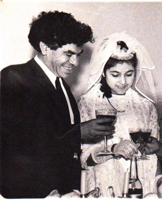 Տիկնոջ՝ Նելլի Մենաղարաշվիլիի հետ