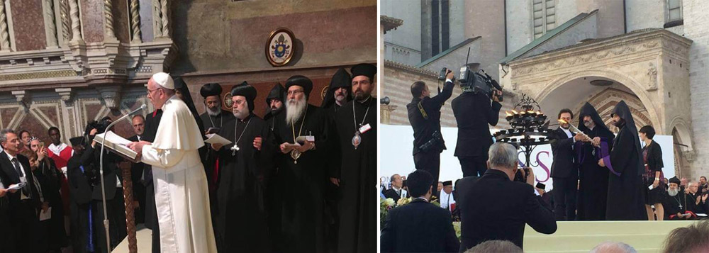 Ասիզիի Մէջ. Մեծի Տանն Կիլիկիոյ Կաթողիկոսութեան Մասնակցութիւնը Խաղաղութեան Համագումարին