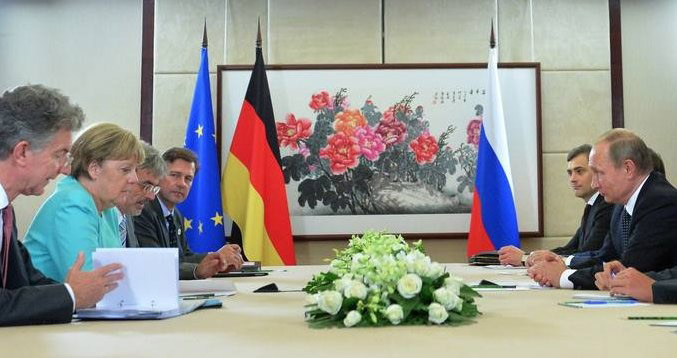 Փութին Եւ Մերքել Քննարկած Են  Սուրիոյ Եւ Ուքրանիոյ Կացութիւնները