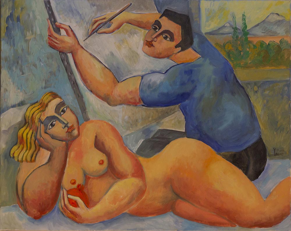 Եուրոզ, Արուեստագէտը, իւղաներկ, 2015