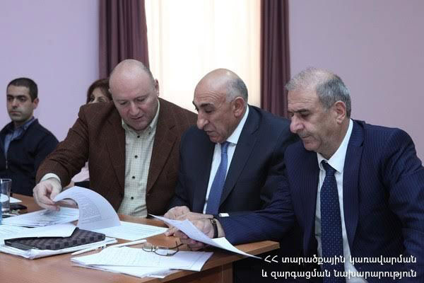 Մարզերու 2017-2025 Զարգացման  Ռազմավարութիւններու Նախագիծերը  Փոխանցուած Են Կառավարութեան