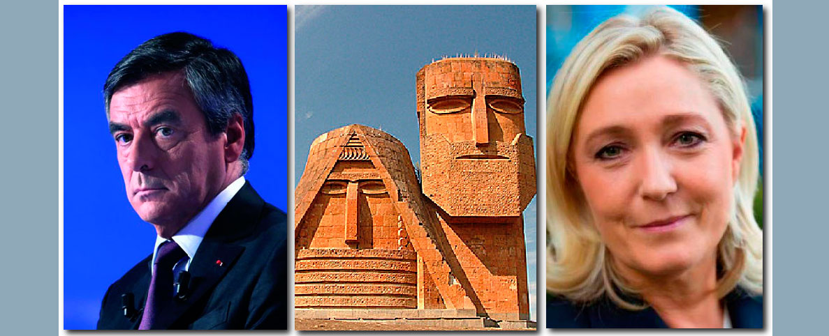 Ակնարկ.  Ֆիյոնն Ու Լը Փենը  Կը Փոխլրացնեն Զիրար`  Արցախեան Հակամարտութեան  Լուծման Տարբերակներով