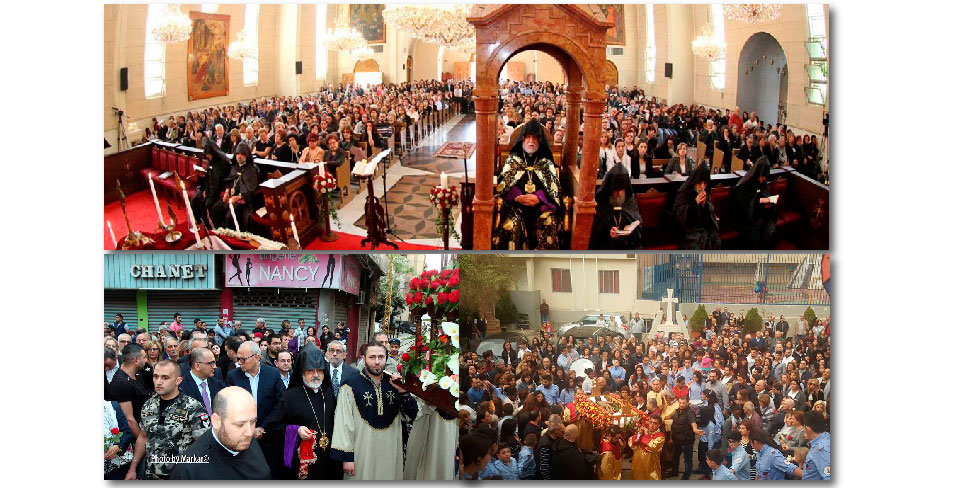 Աւագ Ուրբաթ Օրը` Լիբանանի  Հայկական Եկեղեցիներուն Մէջ