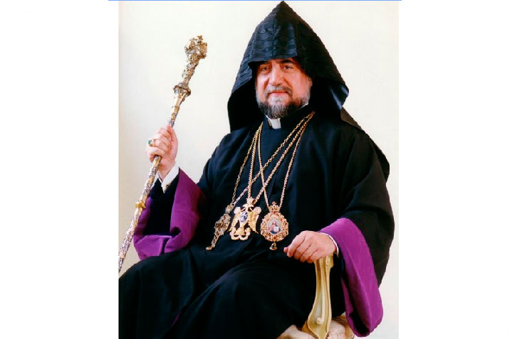 Արամ Ա. Կաթողիկոսին Ս. Զատկուան Պատգամը.  Ապրի՛լ Ու Վկայե՛լ  Քրիստոսի Յարութիւնը