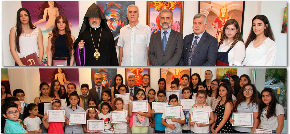Համազգայինի Կերպարուեստի Դպրոցներ. «Թորոս Ռոսլին» Կերպարուեստի Դպրոցի Աշակերտութեան Ամավերջի Ցուցահանդէս