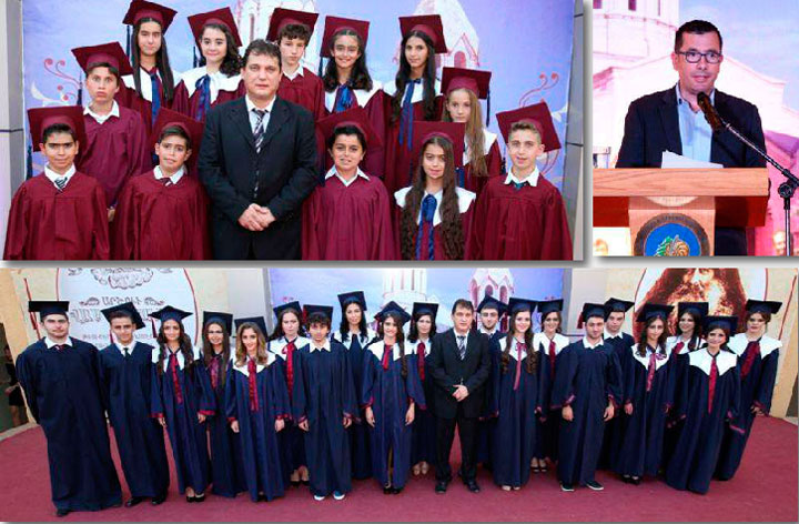 Ազգային Յառաջ-Գ. Կիւլպէնկեան Քոլեճի Ամավերջի Հանդէս Եւ Վկայականաց Բաշխում