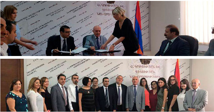 Համագործակցութեան Անդրանիկ Նախաքայլ` Քուէյթի Ազգային Վարժարանին Եւ Հայաստանի «Անանիա Շիրակացի»-ի Անուան Ճեմարանին Միջեւ