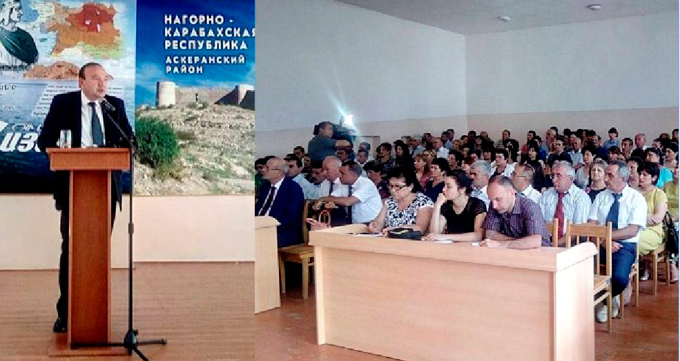 Արցախի Մէջ.  Նախարար Լեւոն Մկրտչեանը Մասնակցած Է  Խորհրդակցութիւններու