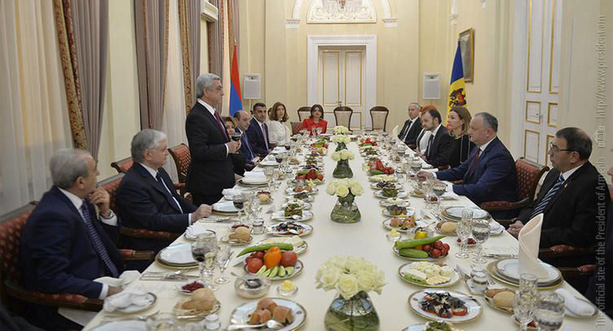 Մոլտովայի Նախագահը Պաշտօնական  Այցելութեամբ Երեւան Կը Գտնուի