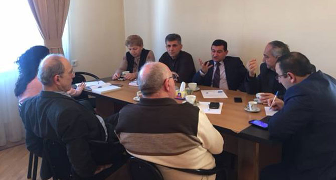 Լեռնային Ղարաբաղի Հանրապետութեան  Ազգային Ժողովի «Դաշնակցութիւն» Խմբակցութիւնը  Հիւրընկալած Է Նախարար Սերկէյ Շահվերդեանը